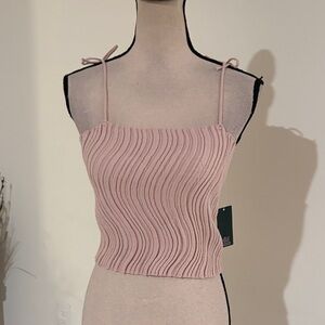 NWT large wild fable ribbed crop top 1669